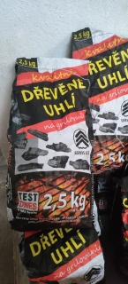 Dřevěné uhlí 2,5 kg - k odběru od 27.5.2025